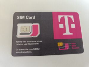 T Mobile Carte SIM prépayée USA – Données illimitées en 4G/LTE et Talk aux  États-Unis pendant 30 jours, 5 Go au Canada et au Mexique, carte SIM